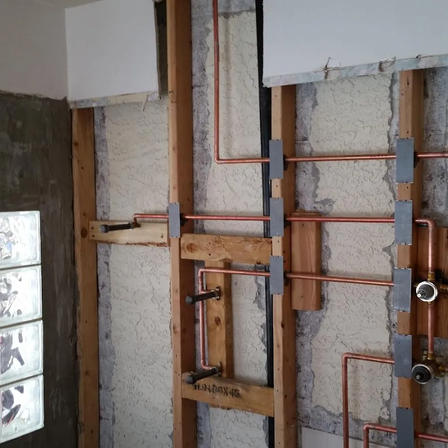 Copper pipe installation for Burst Pipe Repair in Pekin